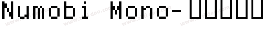 Numobi Mono字体转换